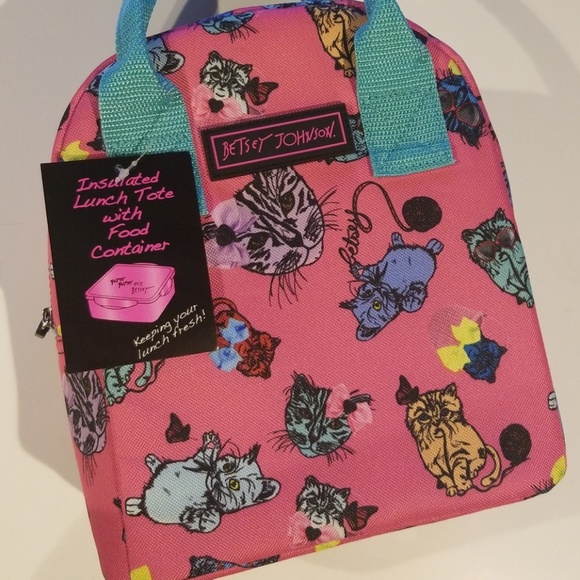 Betsey Johnson Handbags - ❎ NWT Betsey Johnson Lunch Tote - Cat Print